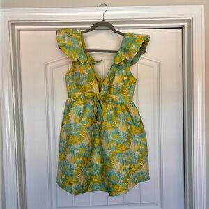 Floral Print BabyDoll Dress, Size Small